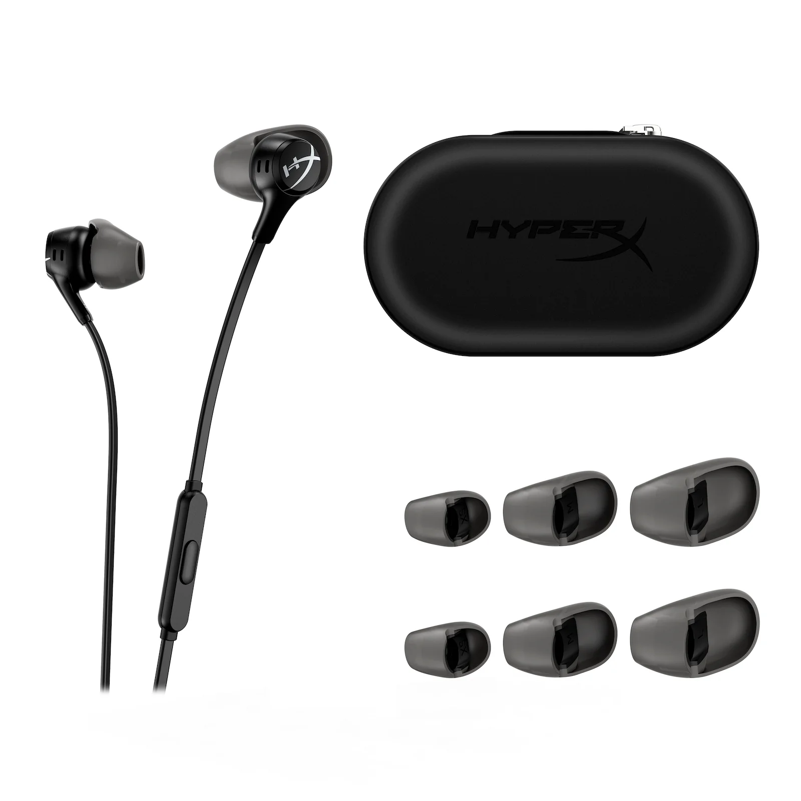 INEAR HEADPHONE : HYPERX CLOUD EARBUDS II (BLACK) #2Y