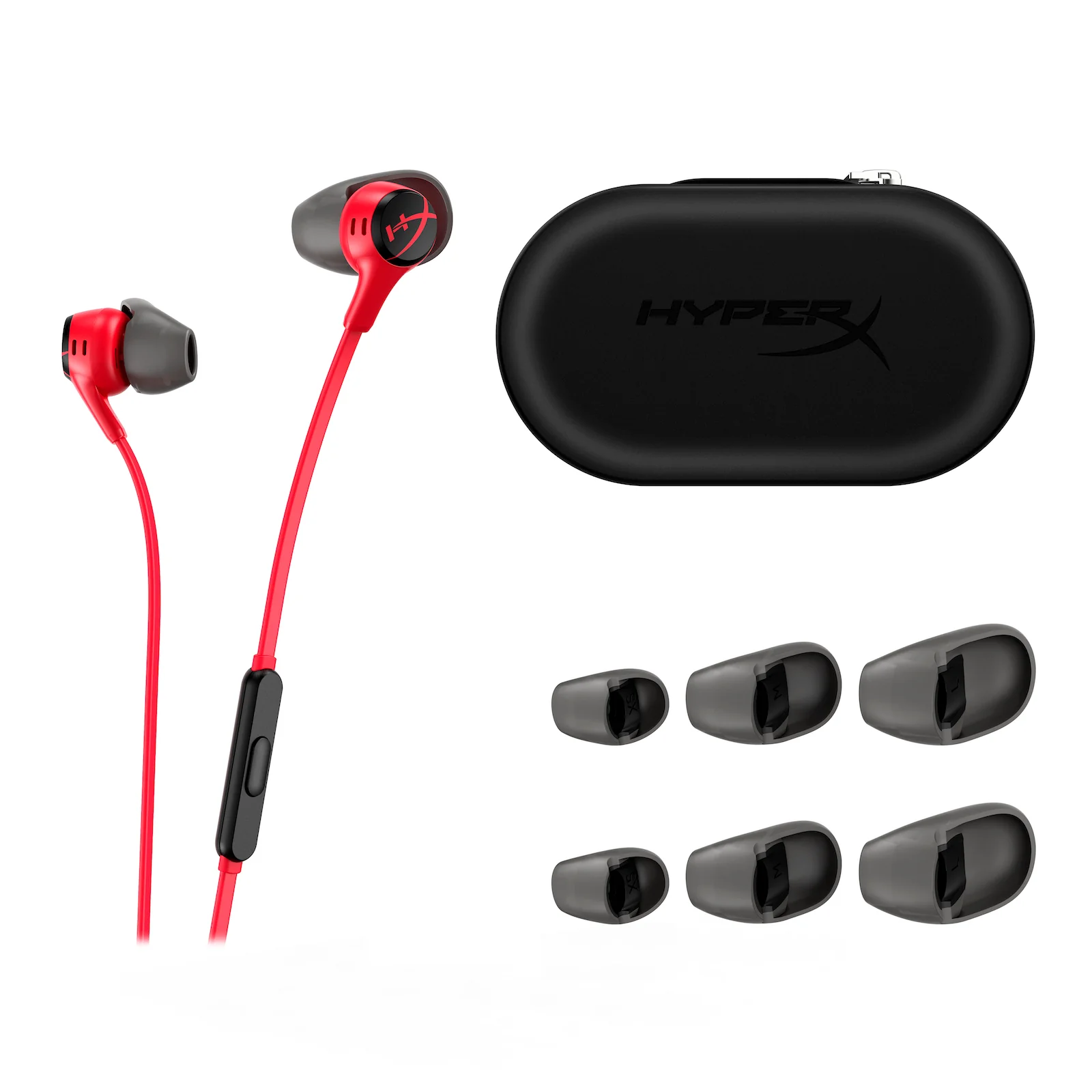 INEAR HEADPHONE : HYPERX CLOUD EARBUDS II (RED) #2Y