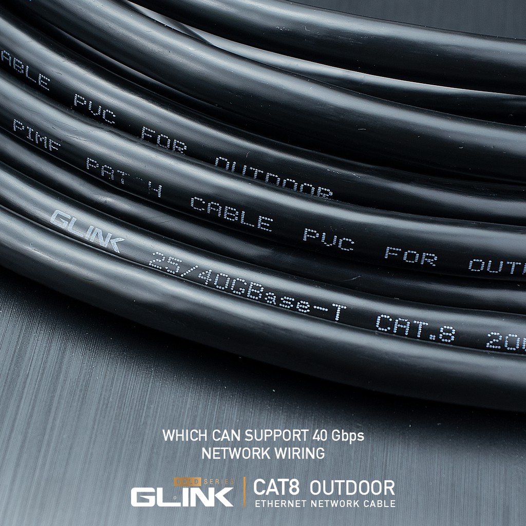 LAN CABLE OUTDOOR : GLINK OC8002 CAT8 (20M) #1Y