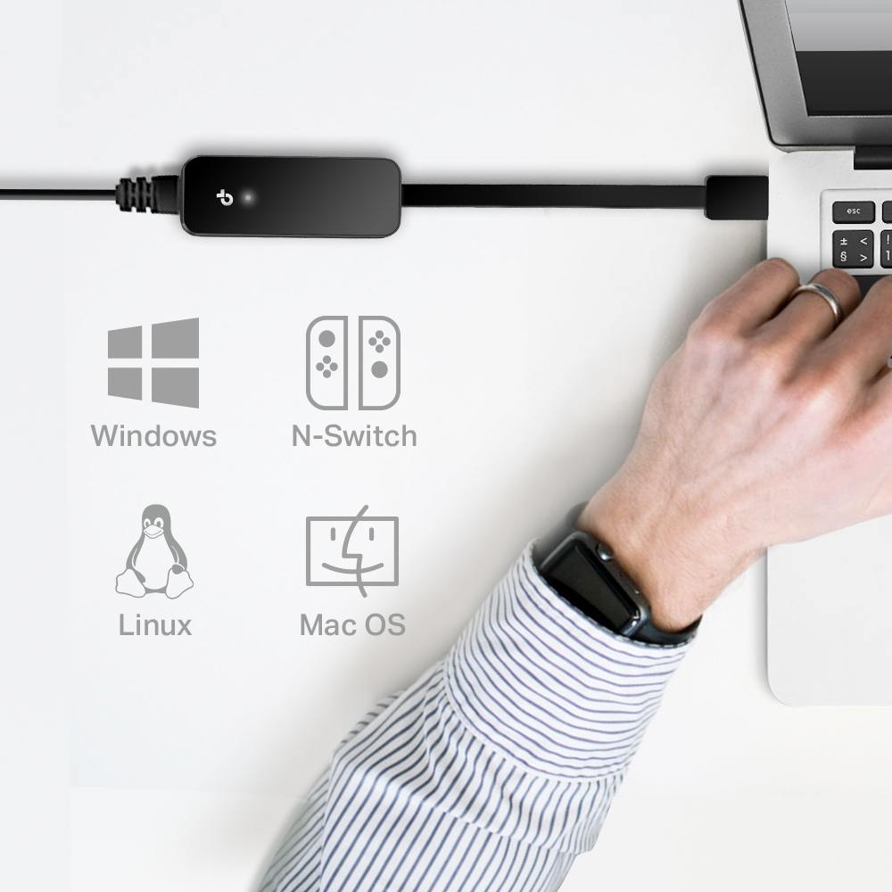 CONVERTER : TP-LINK USB 3.0 TO RJ45 (UE306) #1Y