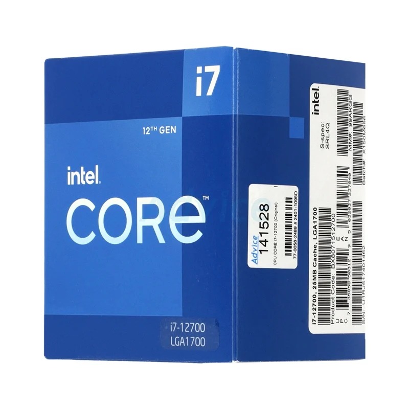  CPU : INTEL CORE I7-12700 LGA 1700 #3Y
