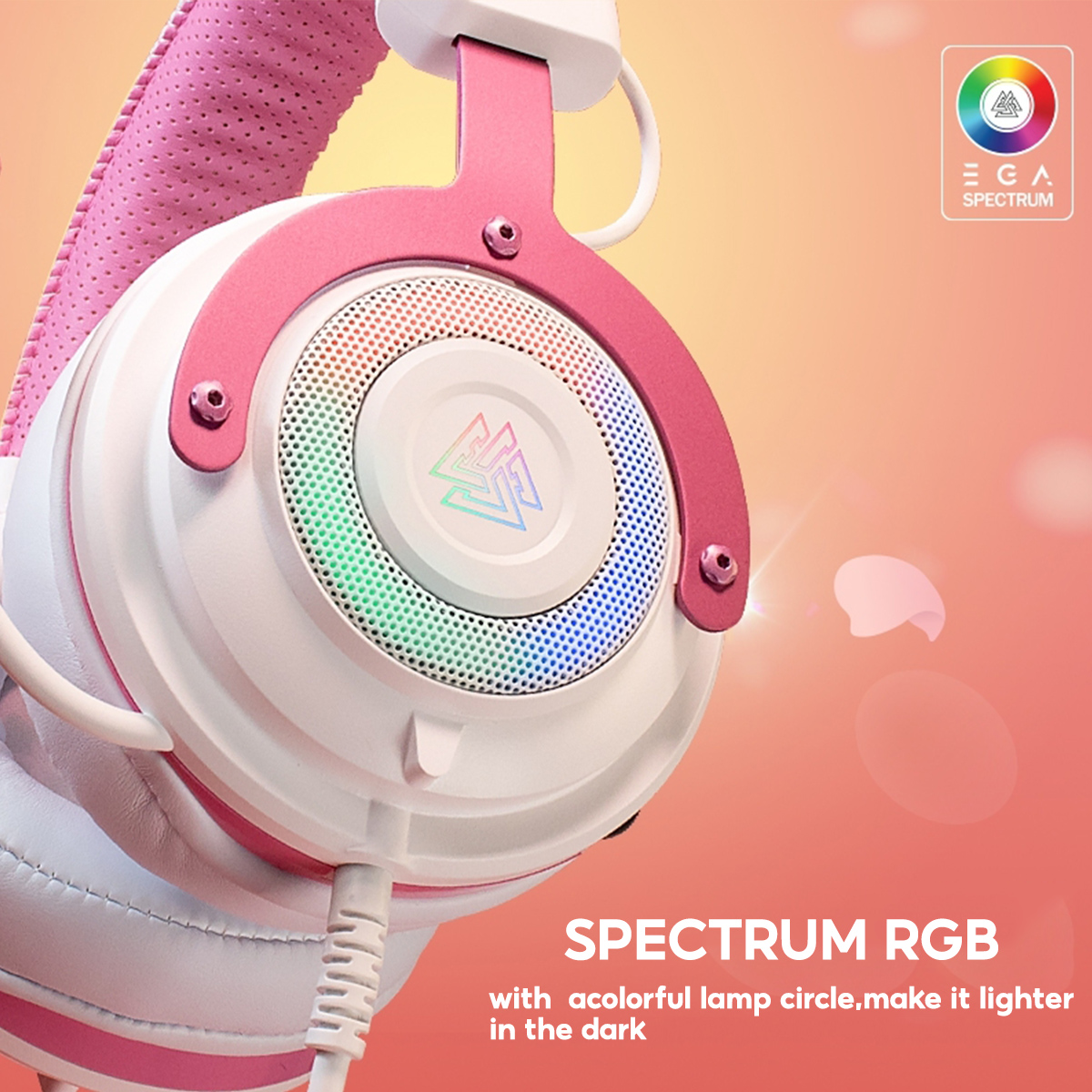 EGA TYPE H7 PINK EDITION GAMING HEADSET