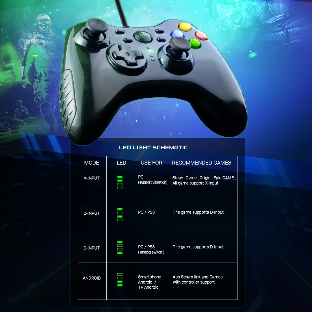 EGA TYPE-J1 BLACK JOY ANALOG