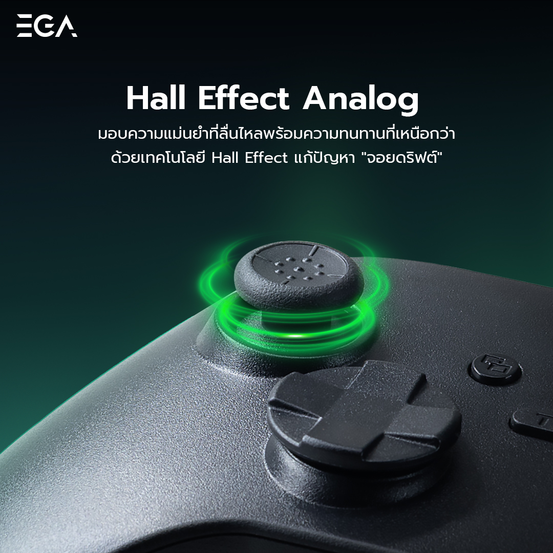 JOYSTICK TRI MODE : EGA TYPE J3 (BLACK) #2Y