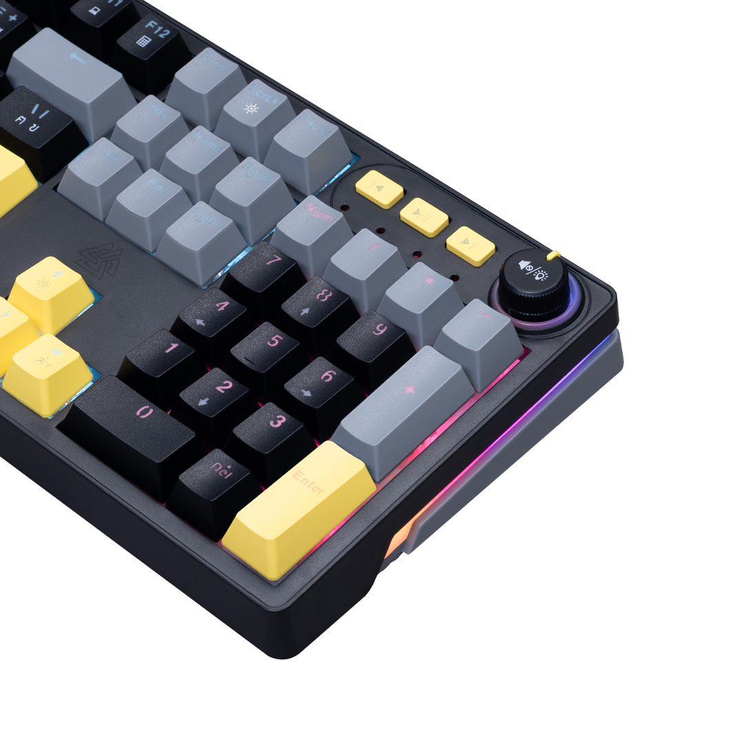 MACRO MECHANICAL KEYBOARD : EGA TYPE CMK12 (LAYOUT A)_RED SWITCH #2Y