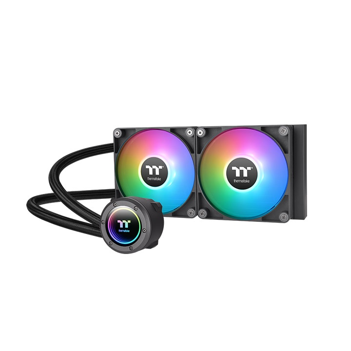 LIQUID COOLING : THERMALTAKE TH240 V2 ARGB SYNC AIO_BLACK (CL-W361-PL12SW-A) #3Y