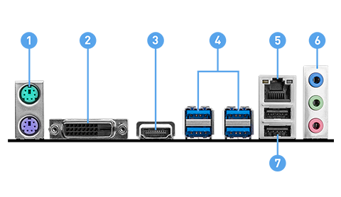 MAINBOARD AM4 : MSI B450M A PRO MAX II DDR4 #3Y 