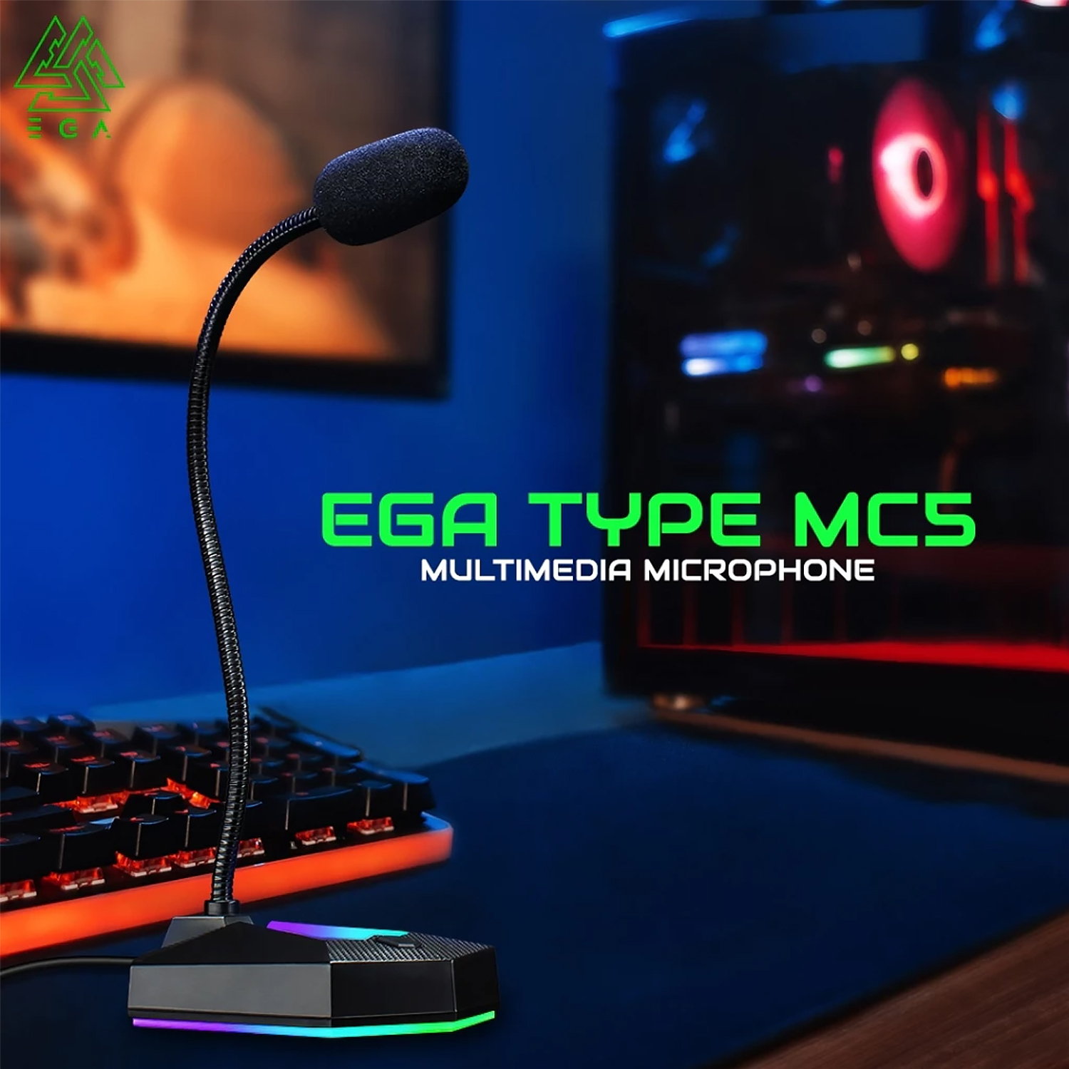 MICROPHONE : EGA TYPE MC5 (BLACK) #2Y