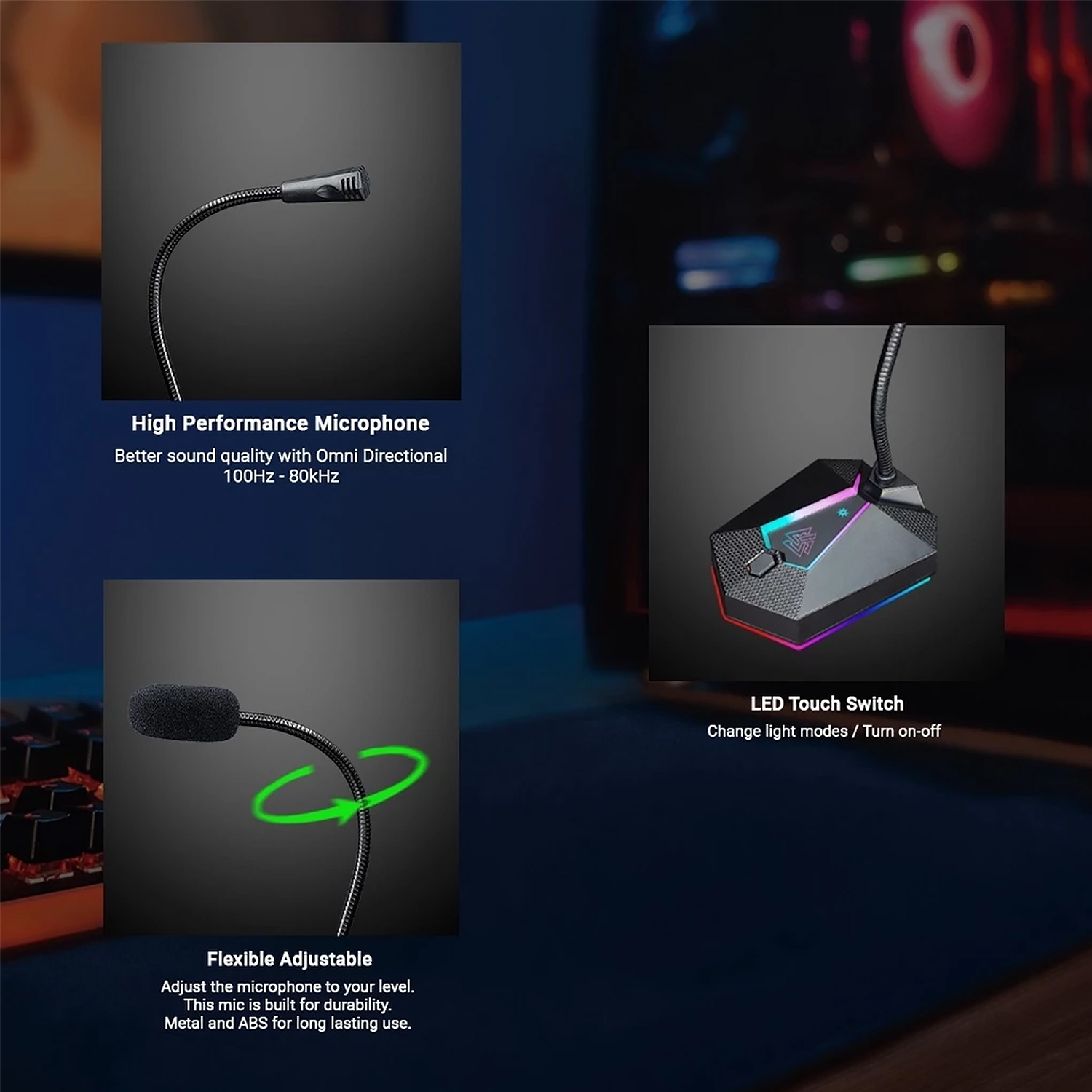 MICROPHONE : EGA TYPE MC5 (BLACK) #2Y