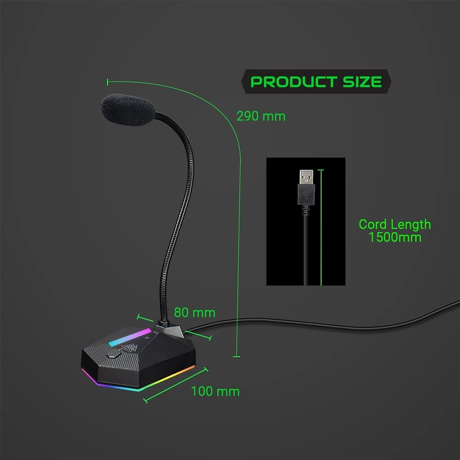 MICROPHONE : EGA TYPE MC5 (BLACK) #2Y