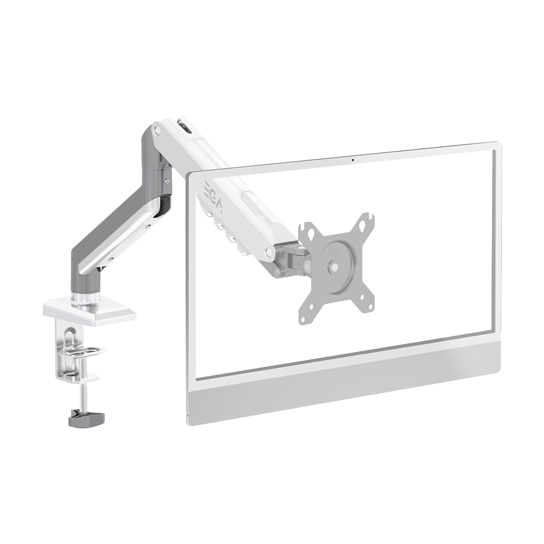 MONITOR ARM : EGA SINGLE (TYPE MA1)_WHITE/GRAY #1Y