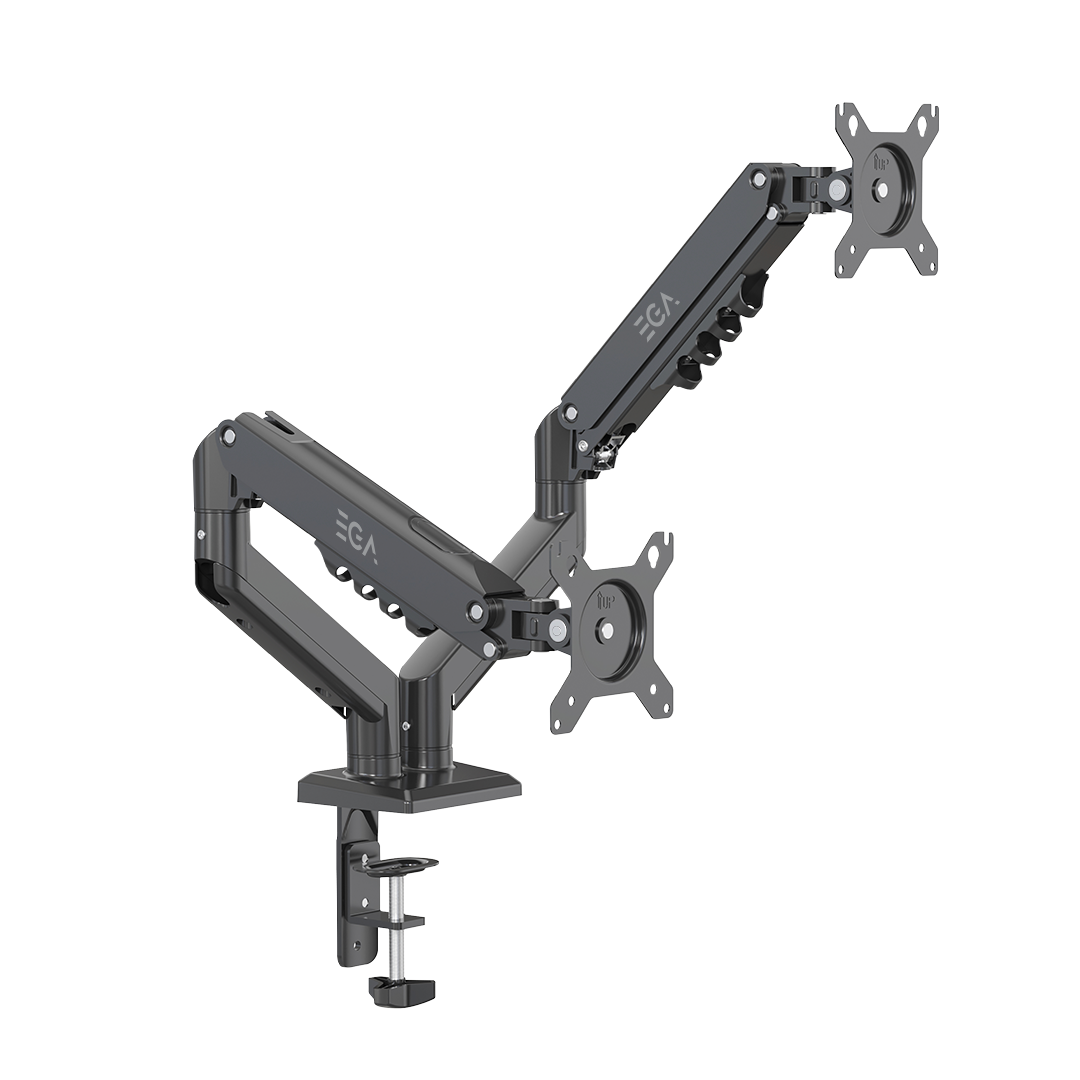 MONITOR ARM : EGA DUAL (TYPE MA2)_BLACK/GRAY #1Y