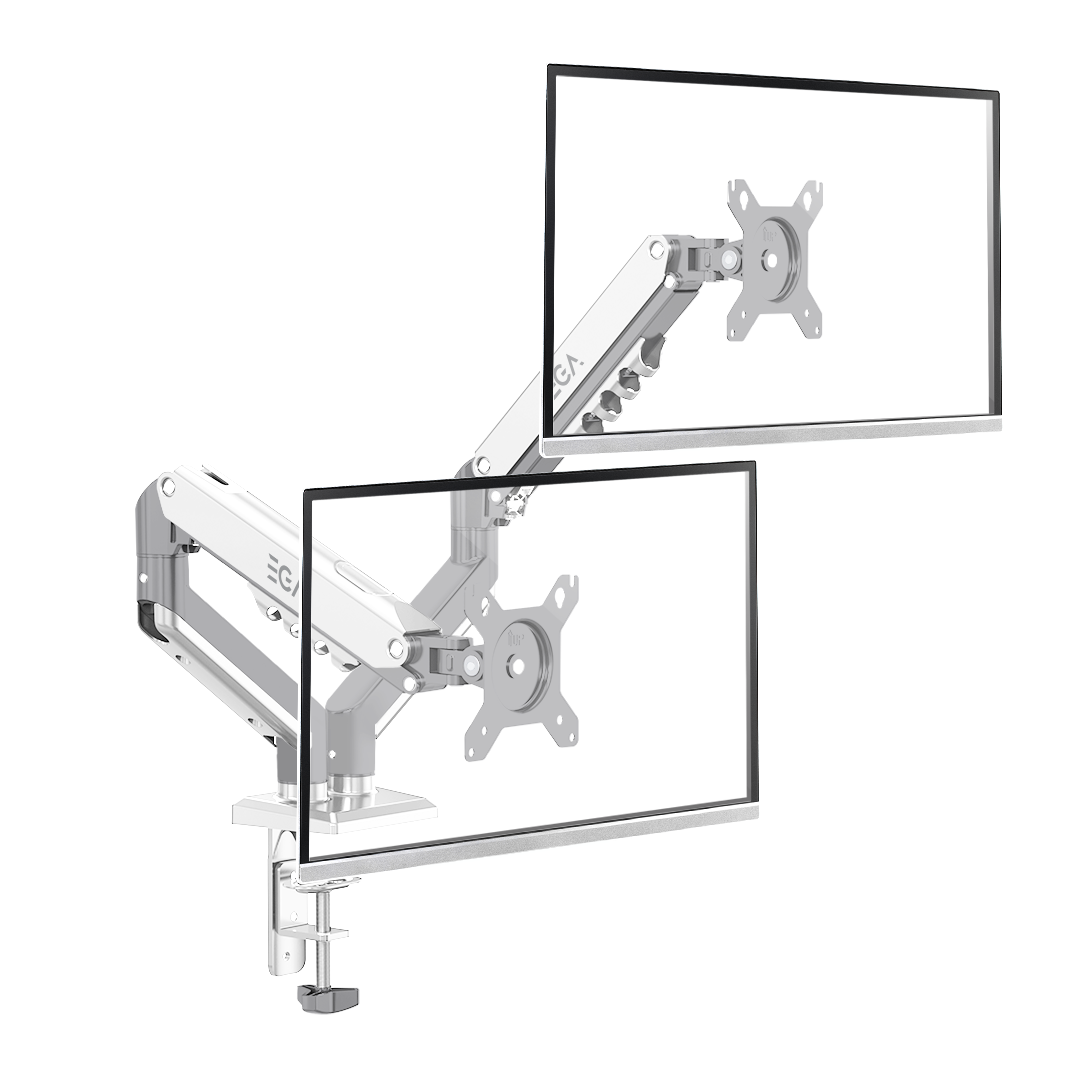 MONITOR ARM : EGA DUAL (TYPE MA2)_WHITE/GRAY #1Y