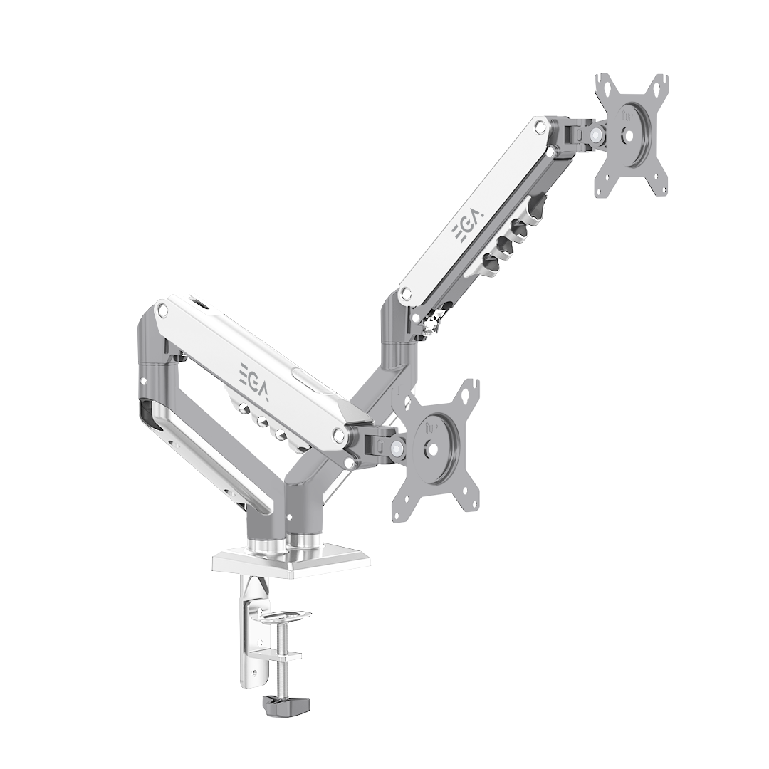 MONITOR ARM : EGA DUAL (TYPE MA2)_WHITE/GRAY #1Y
