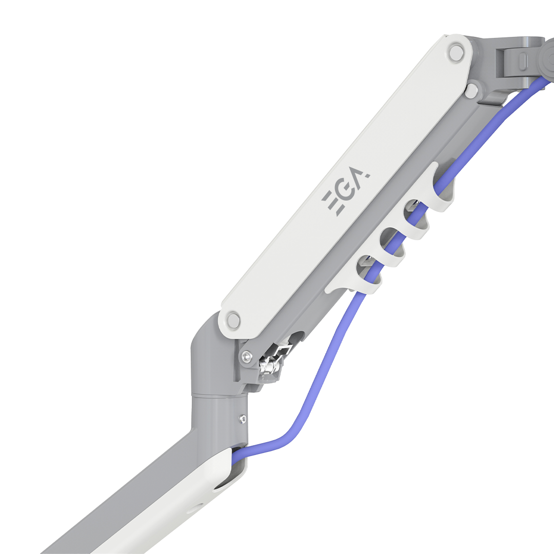 MONITOR ARM : EGA DUAL (TYPE MA2)_WHITE/GRAY #1Y