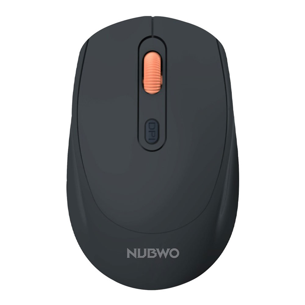 MOUSE WIRELESS : NUBWO NMB032 WIRELESS MOUSE SILENT CLICK (BLACK) #1Y