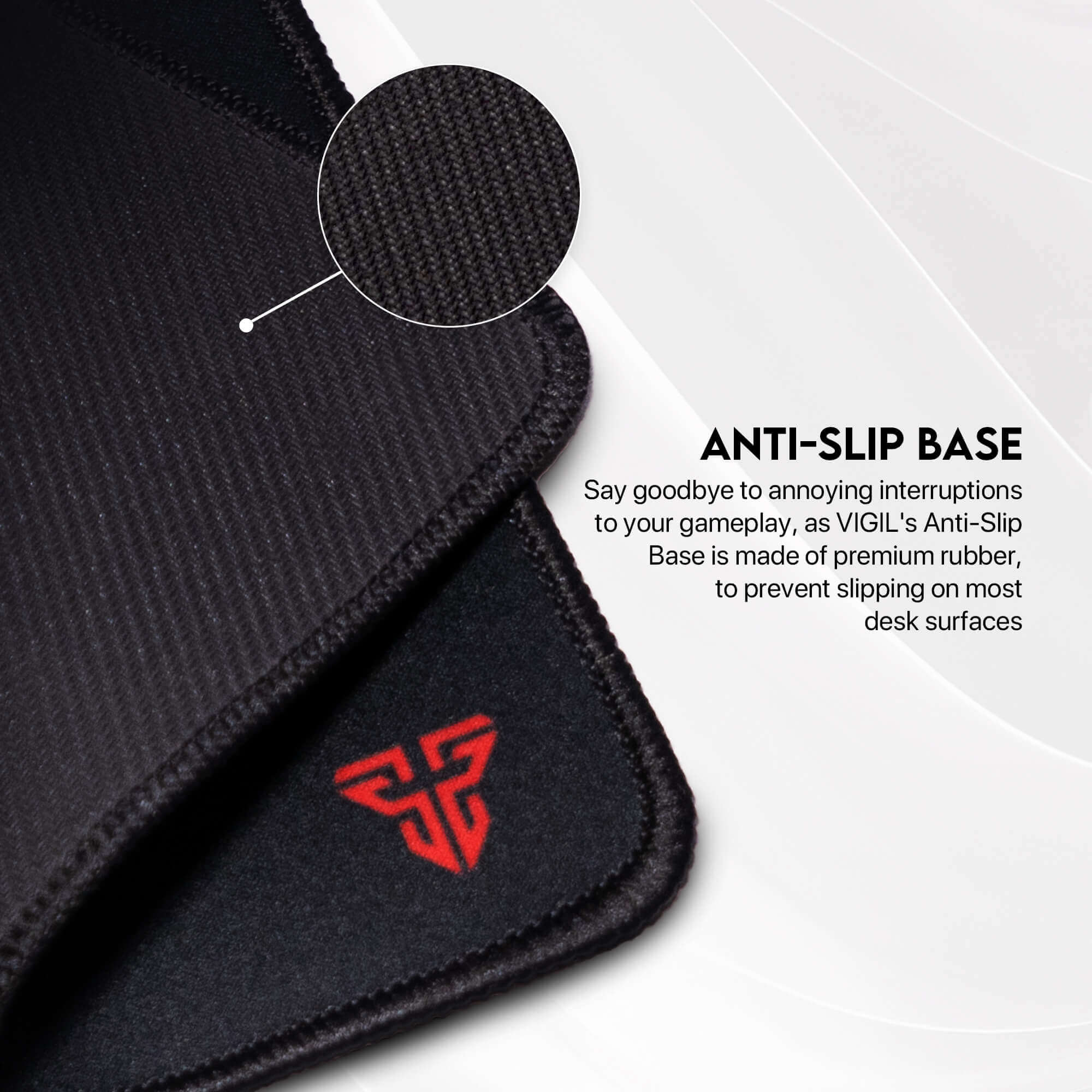 MOUSE PAD : FANTECH VIGIL MP256 GAMING (BLACK)