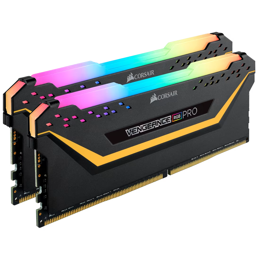 RAM PC : DDR5(5600) 64GB (32GBX2) CORSAIR VENGEANCE RGB BLACK (CMH64GX5M2B5600Z40K) #LT