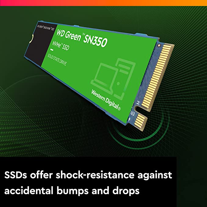 1TB WD GREEN SN350 (WDS100T3G0C) SSD M.2 PCle